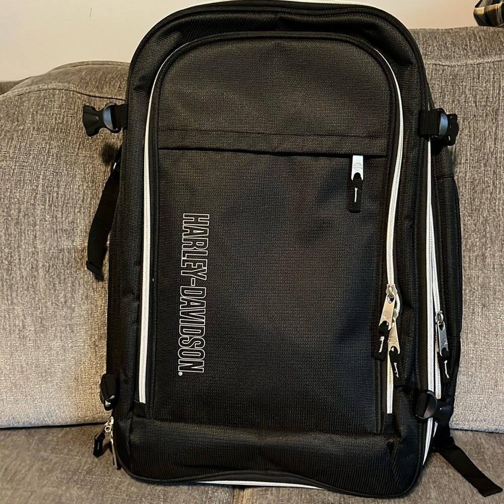Harley Davidson Carry-on Backpack with Hideaway Backpack straps